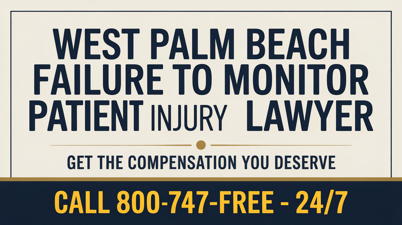 Abogado de Lesiones por Falta de Monitoreo de Pacientes en West Palm Beach