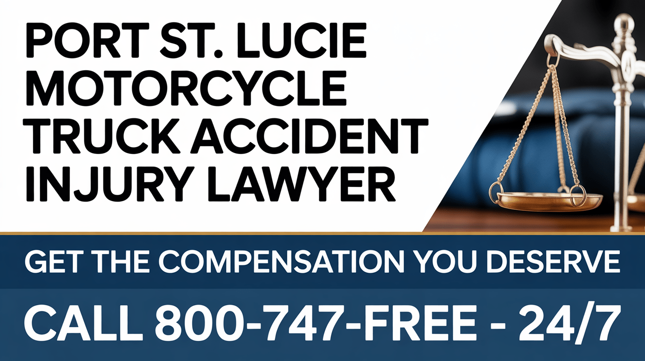 Abogado de Lesiones por Accidentes de Motocicleta y Camión en Port St. Lucie