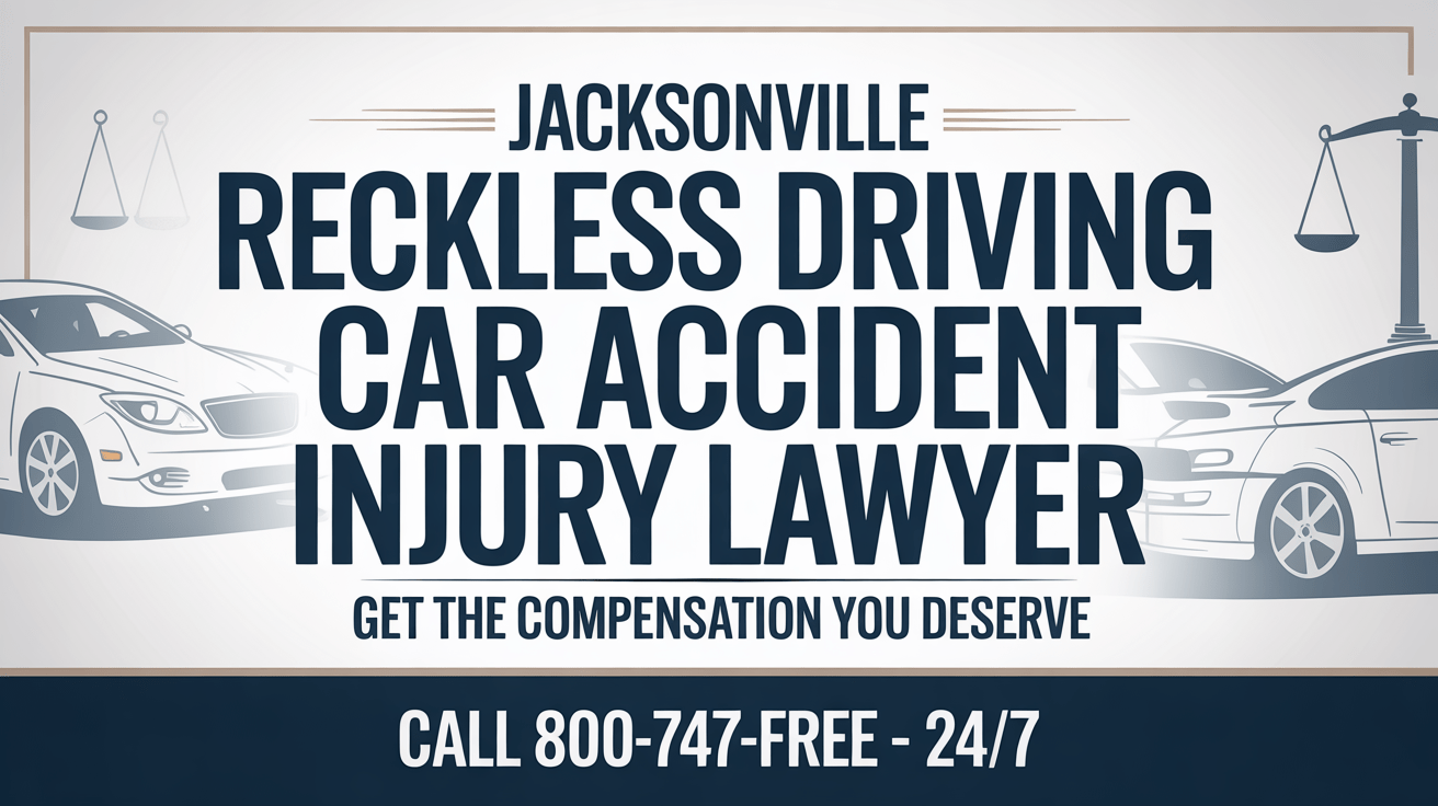 Abogado de lesiones por accidente de coche por conducción agresiva en Jacksonville