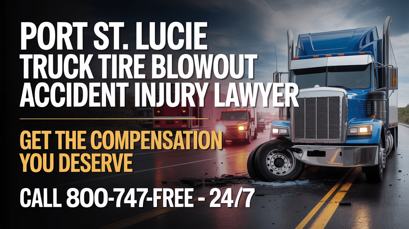 Port St. Lucie Truck Tire Blowout Accident Lawyer