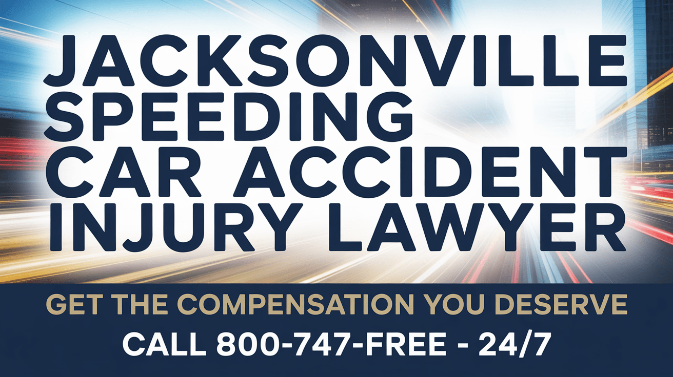 Abogado de lesiones por accidente de coche a alta velocidad en Jacksonville