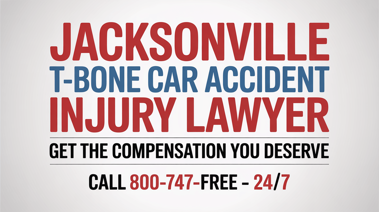 Abogado de lesiones por accidente de coche T-Bone en Jacksonville