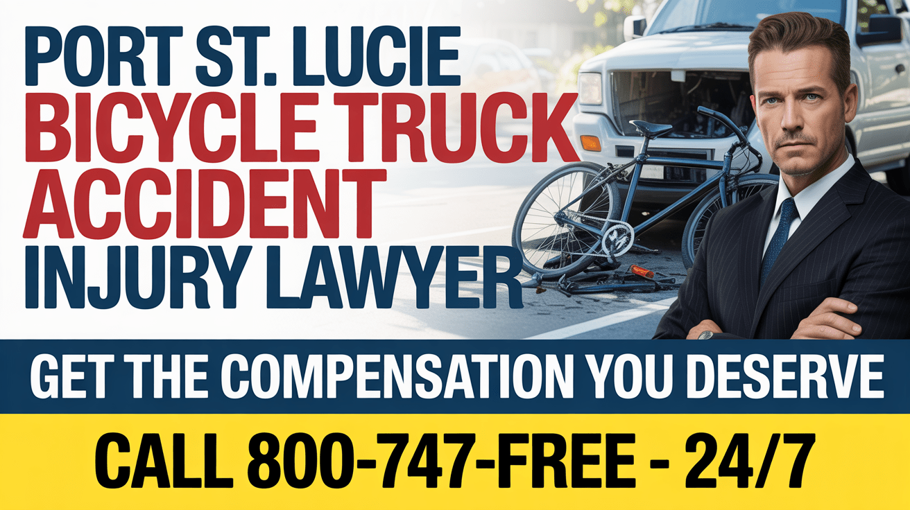 Port St. Lucie Bicycle Truck Accident Injury Lawyer