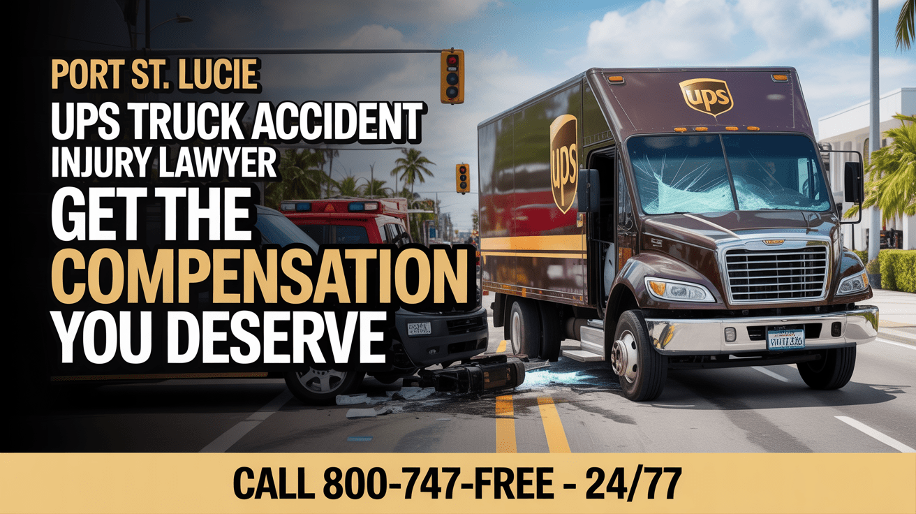 Abogado de lesiones por accidente de camión de UPS en Port St. Lucie
