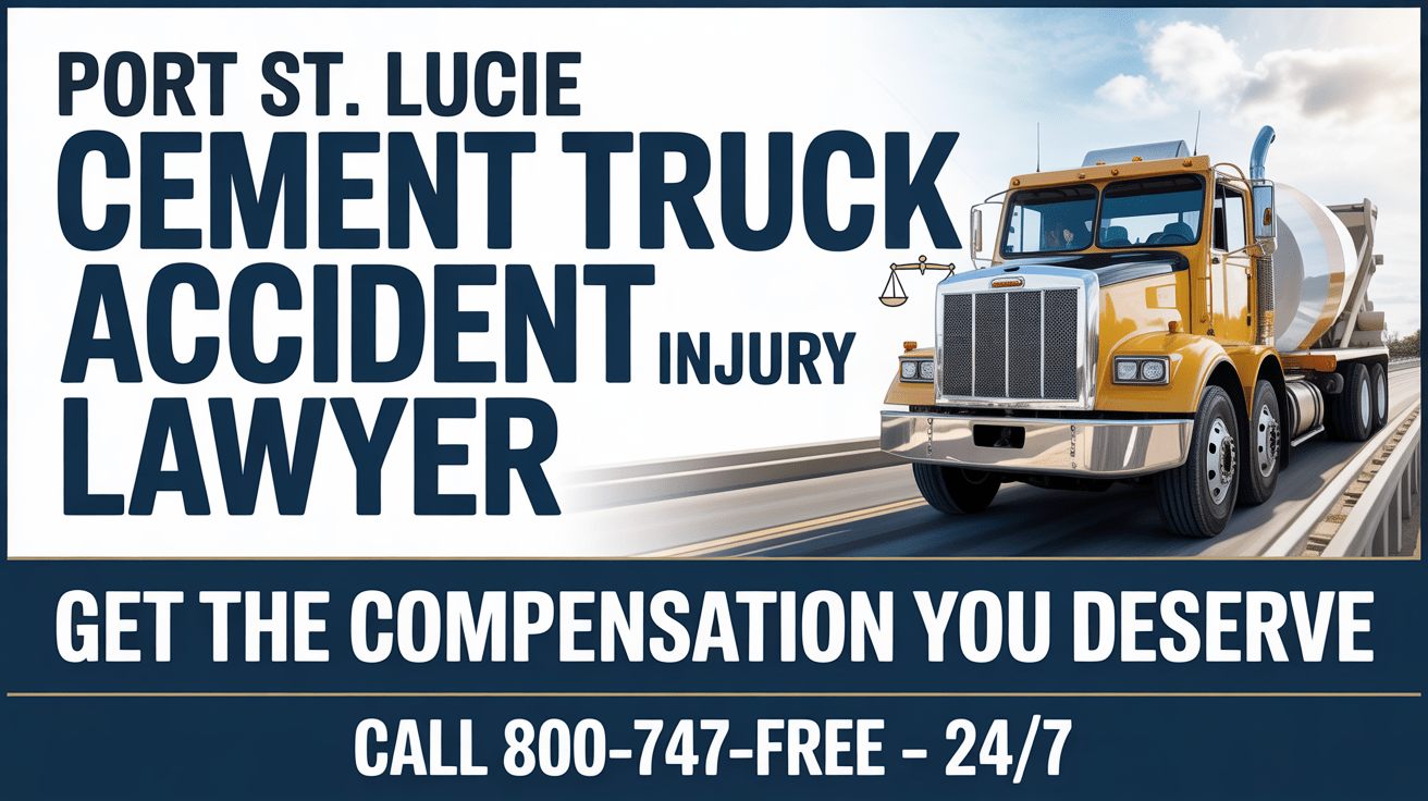 Port St. Lucie Cement Truck Accident Lawyer 