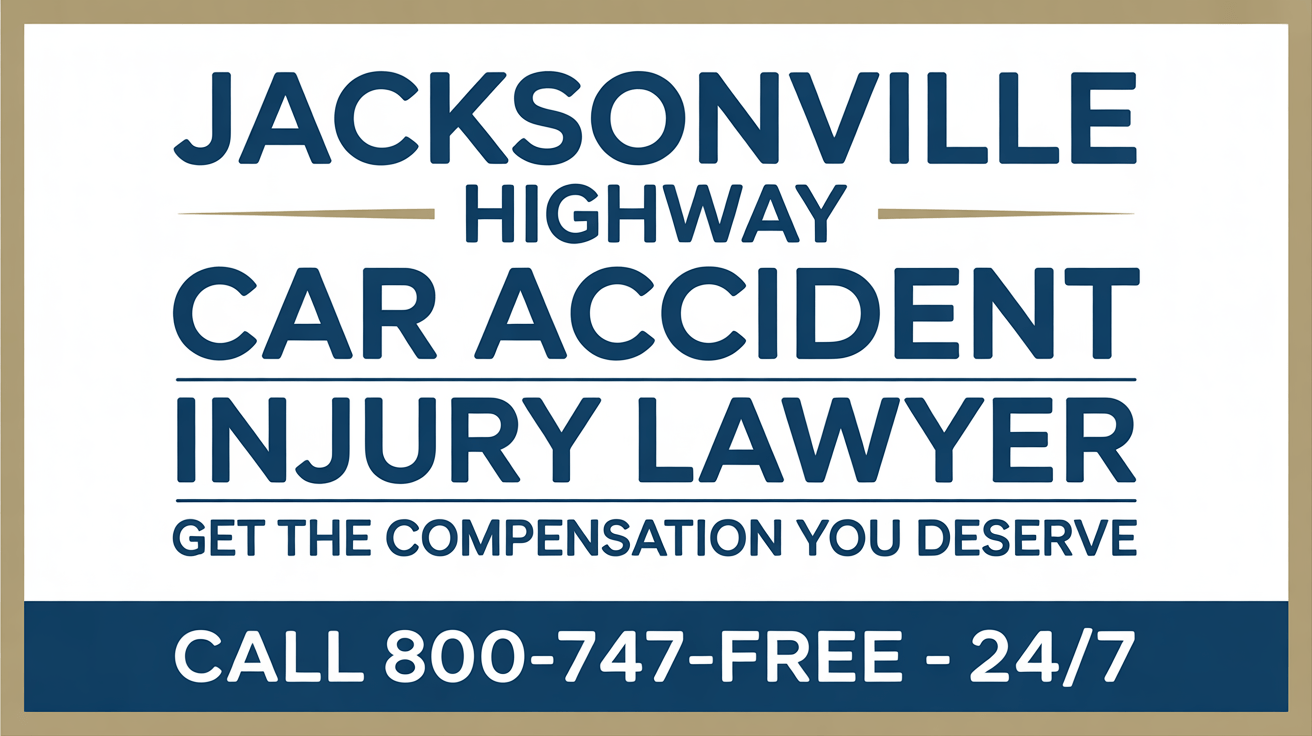 Abogado de lesiones por accidente de automóvil en la carretera de Jacksonville