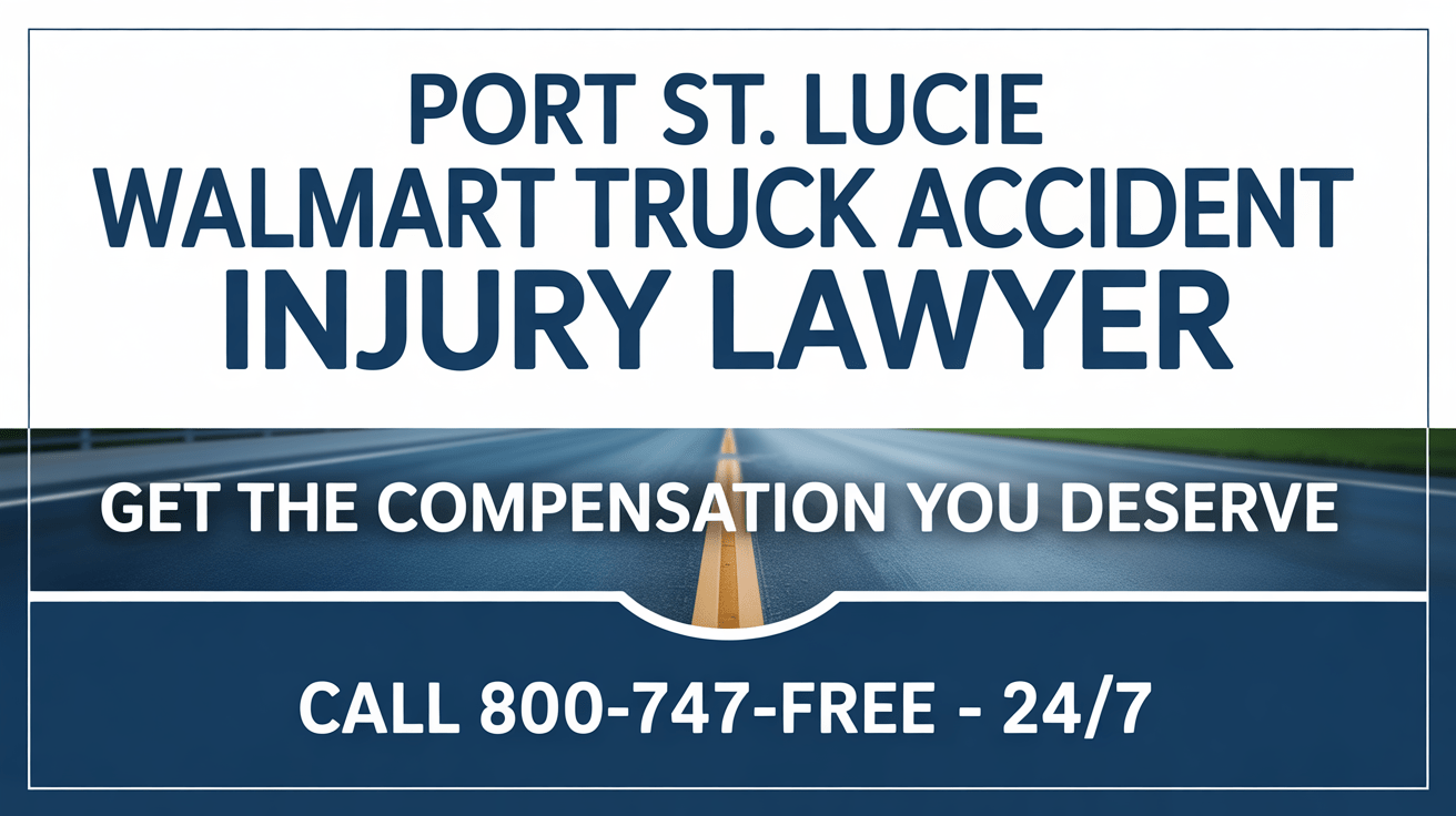 Abogado de Lesiones por Accidentes de Camiones de Walmart en Port St. Lucie