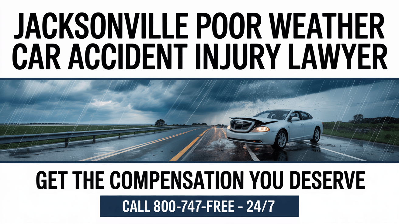 Jacksonville Poor Weather Car Accident Injury Lawyer