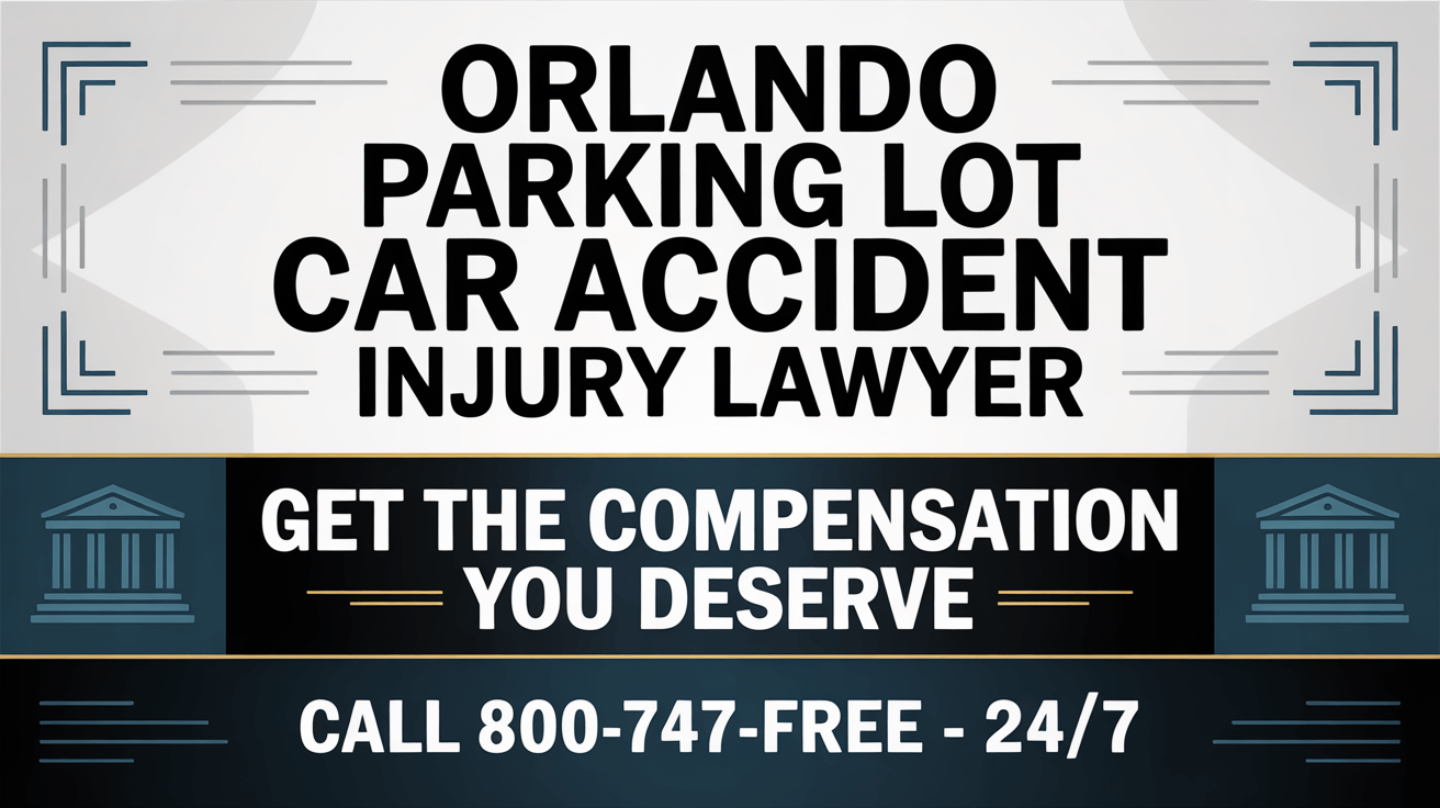 Abogado de lesiones por accidente de automóvil en el estacionamiento de Orlando