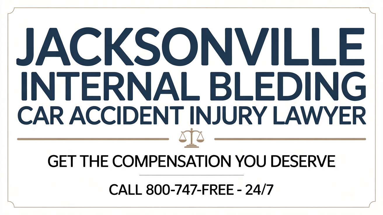 Abogado de lesiones por accidente automovilístico con hemorragia interna en Jacksonville