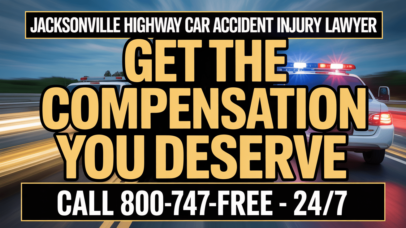 Abogado de lesiones por accidente de automóvil en la carretera de Jacksonville