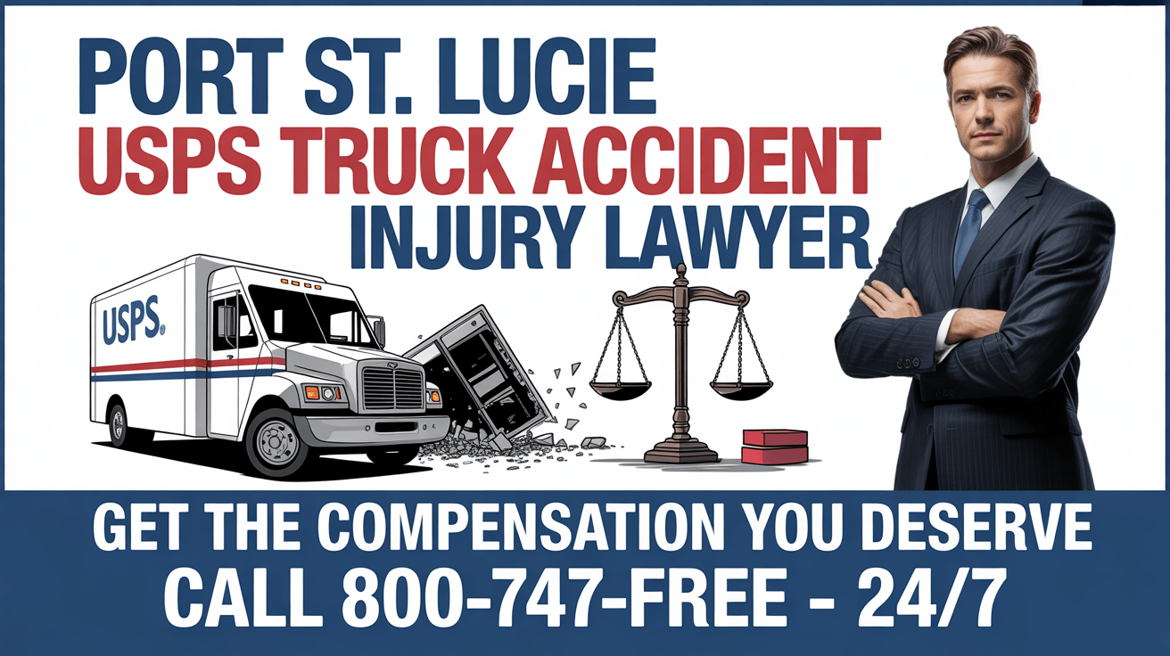Abogado de Lesiones por Accidente de Camión de USPS en Port St. Lucie