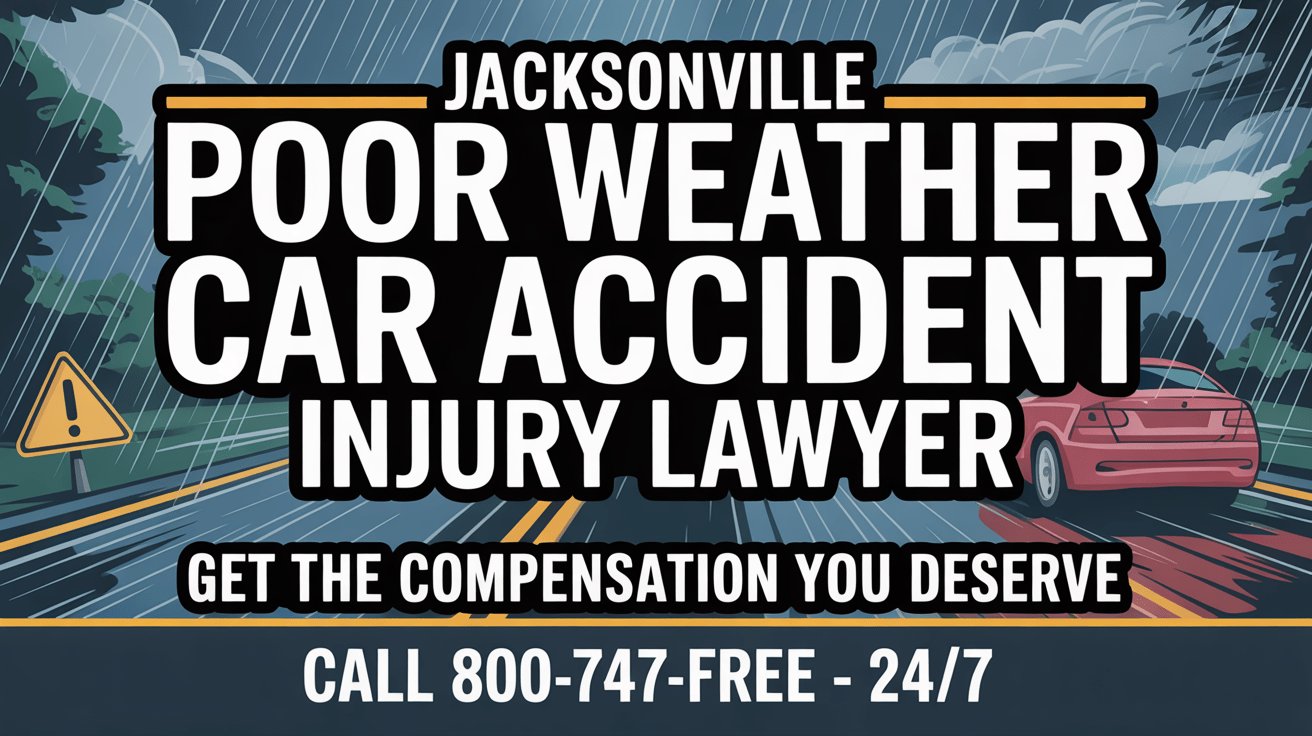 Jacksonville Poor Weather Car Accident Injury Lawyer