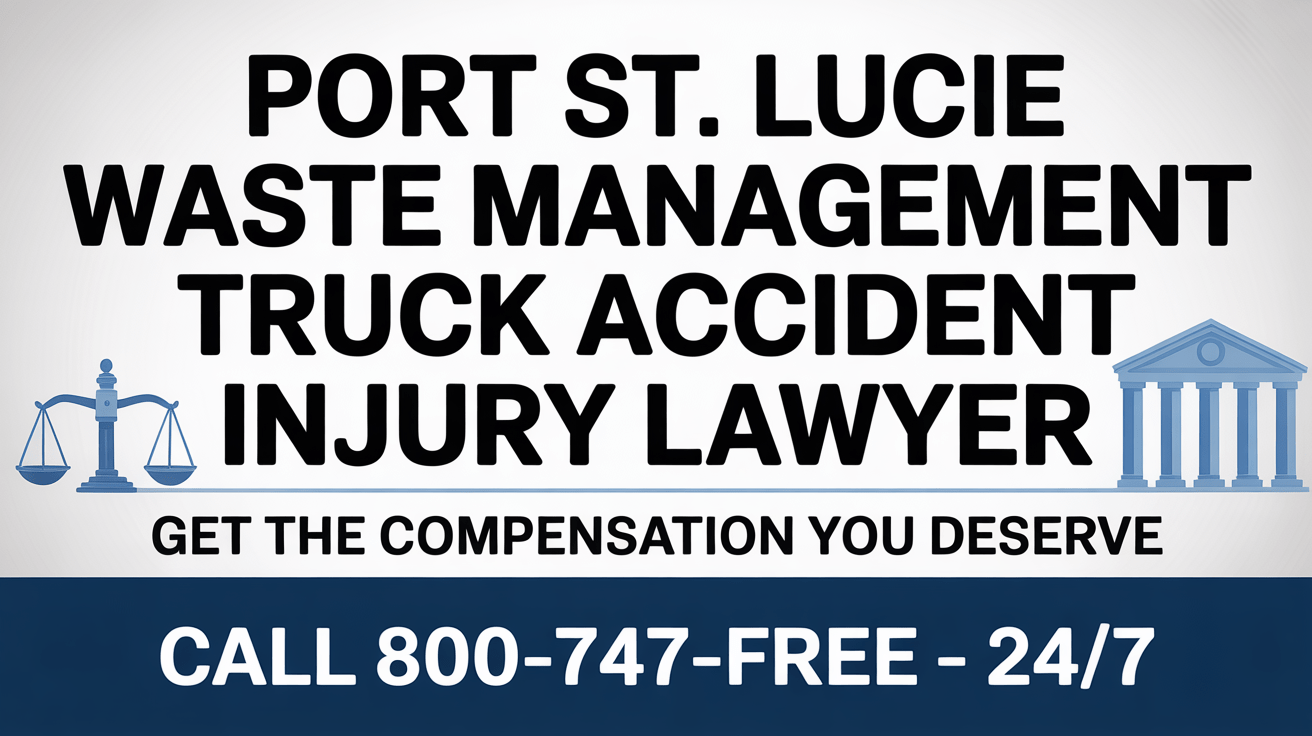 Port St. Lucie Waste Management Truck Accident Injury Lawyer