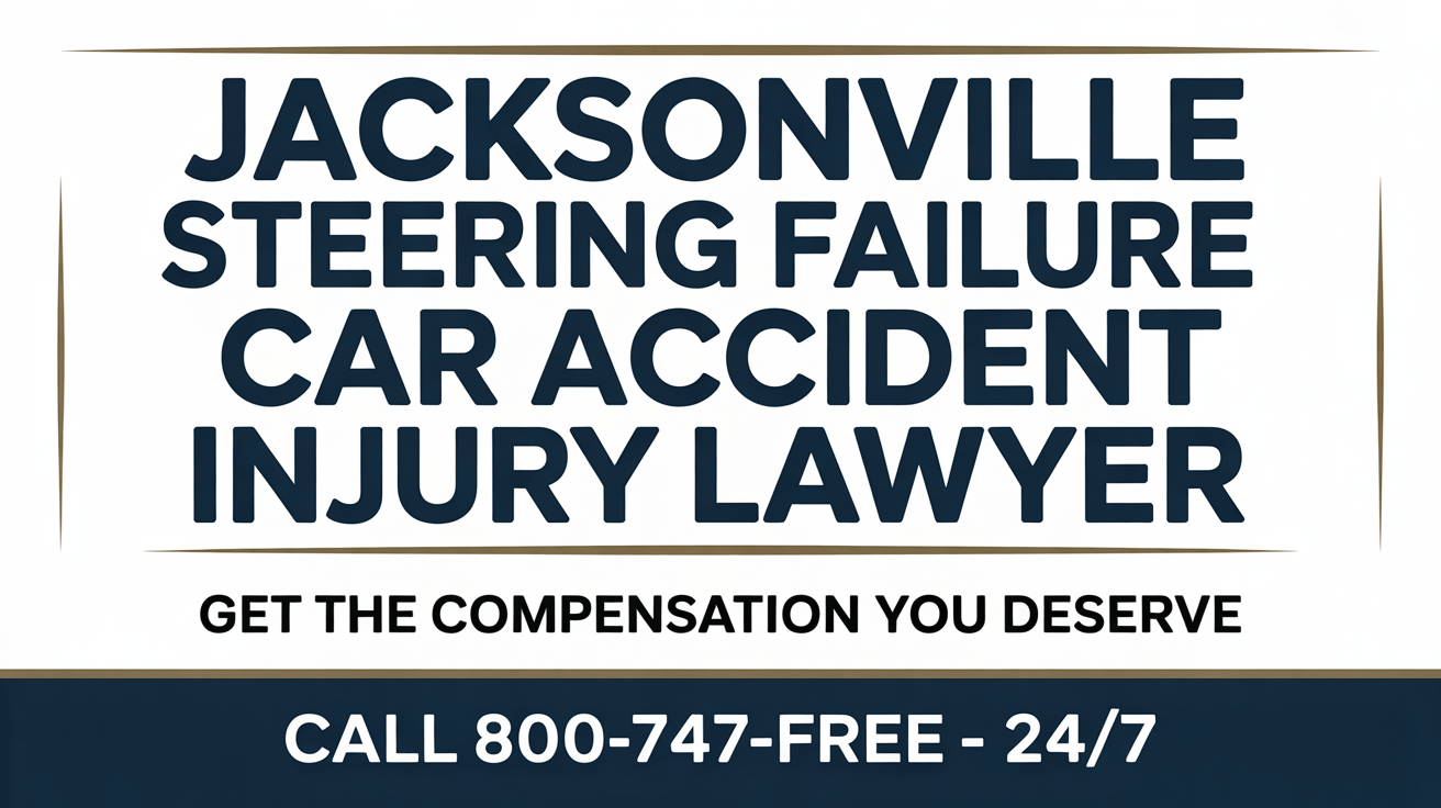 Jacksonville Steering Failure Car Accident Injury Lawyer