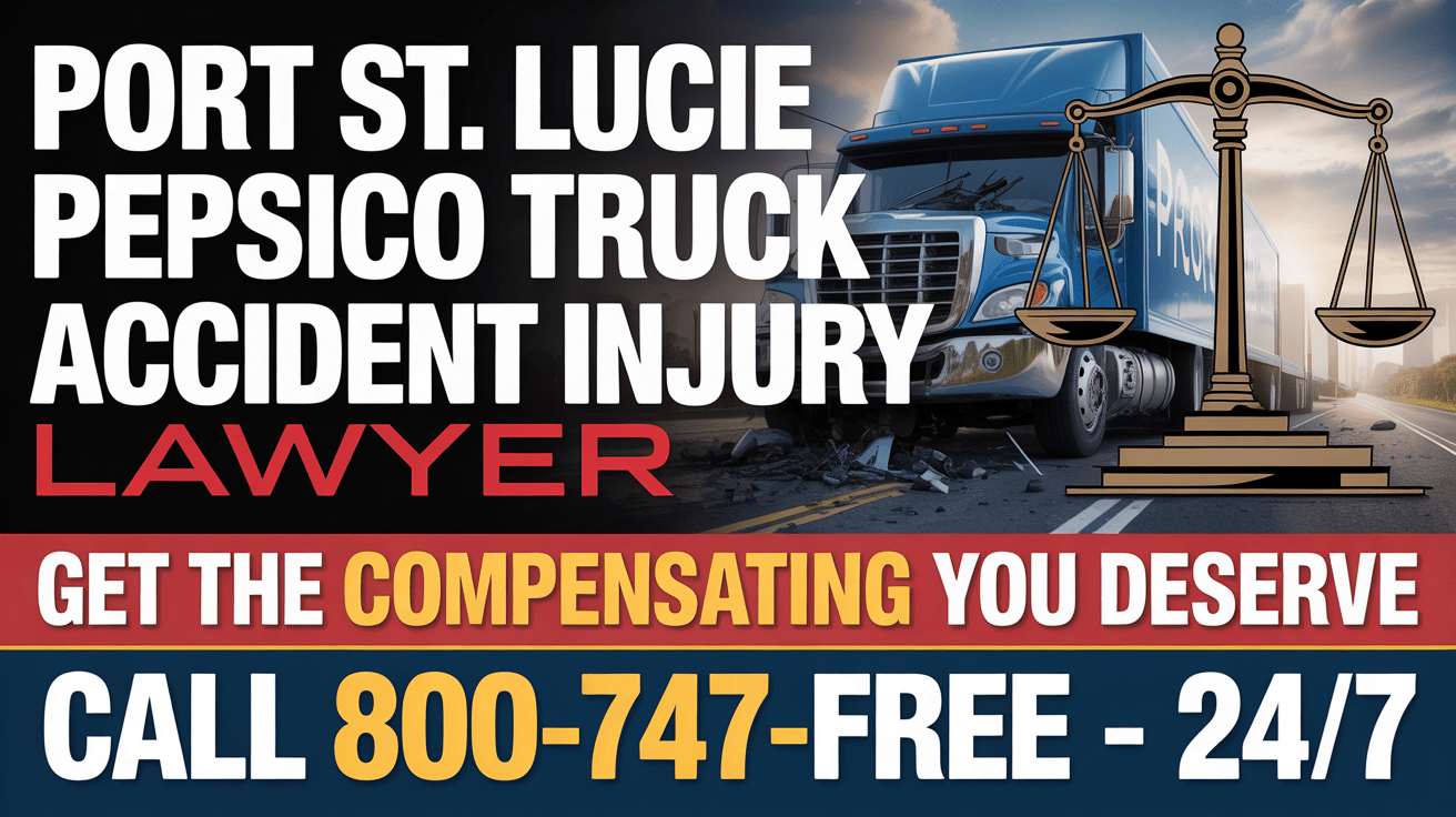 Abogado de Lesiones por Accidentes de Camiones de PepsiCo en Port St. Lucie