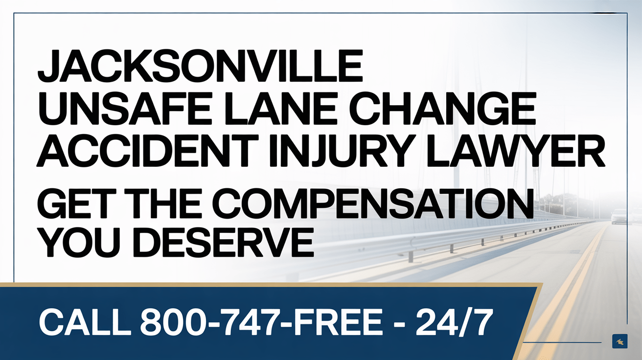 Jacksonville Unsafe Lane Change Accident Lawyer