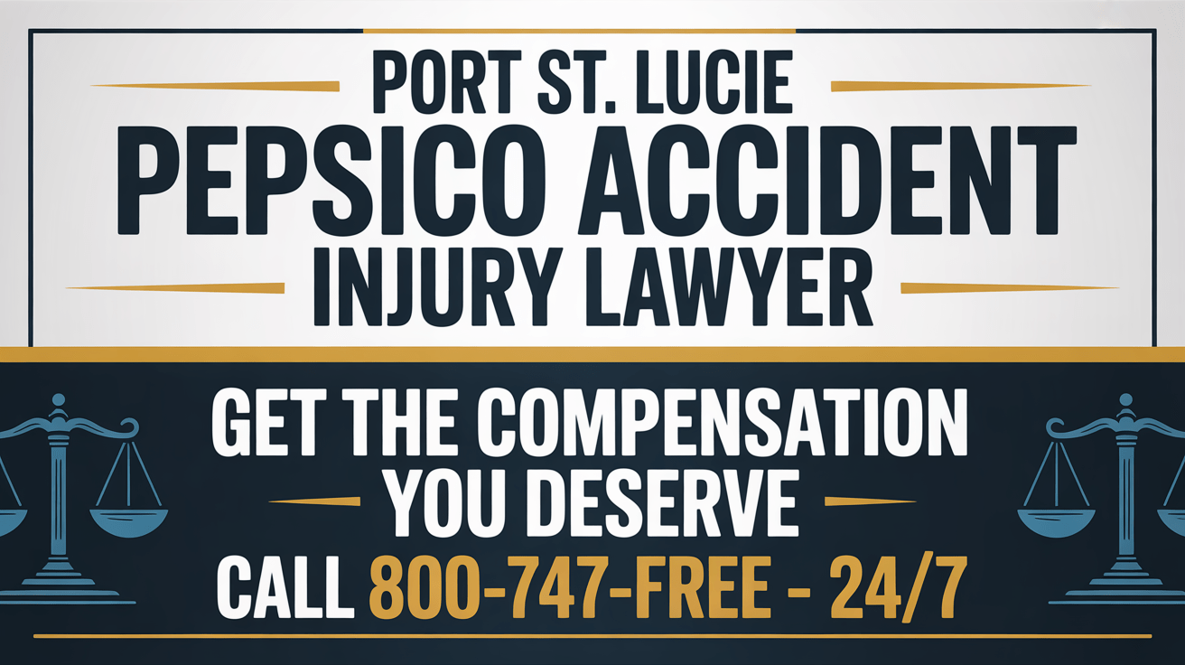 Abogado de lesiones por accidente de camión de PepsiCo en Port St. Lucie