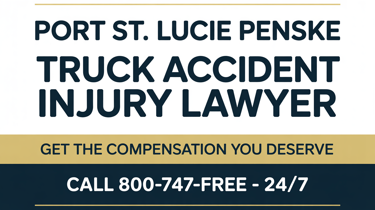 Port St. Lucie Penske Truck Accident Injury Lawyer