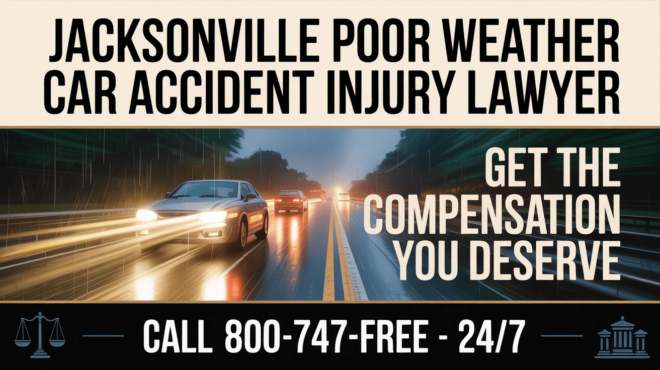 Jacksonville Poor Weather Car Accident Injury Lawyer