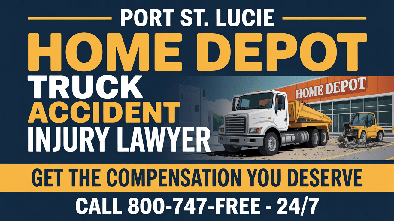 Port St. Lucie Home Depot Truck Accident Injury Lawyer