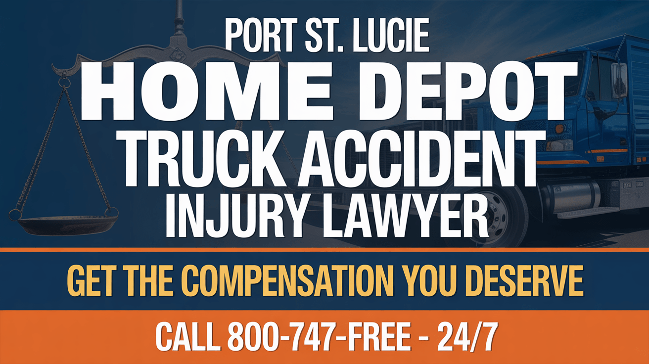 Port St. Lucie Home Depot Truck Accident Injury Lawyer