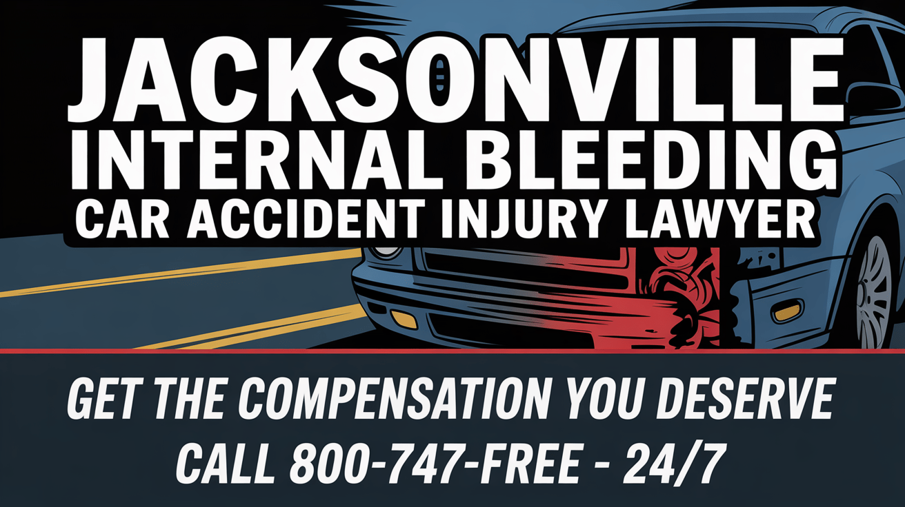 Abogado de Lesiones por Accidentes de Coche con Hemorragia Interna en Jacksonville