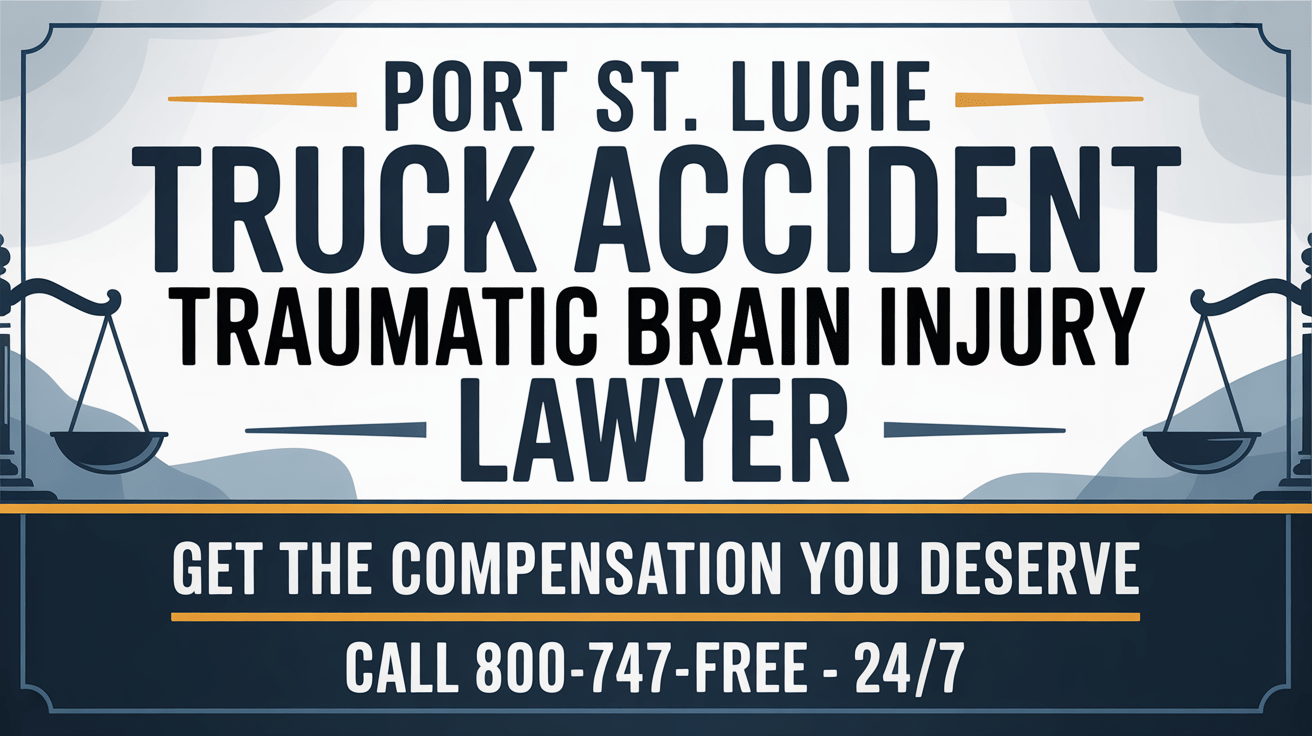 Abogado de Lesiones Cerebrales Traumáticas por Accidentes de Camiones en Port St. Lucie