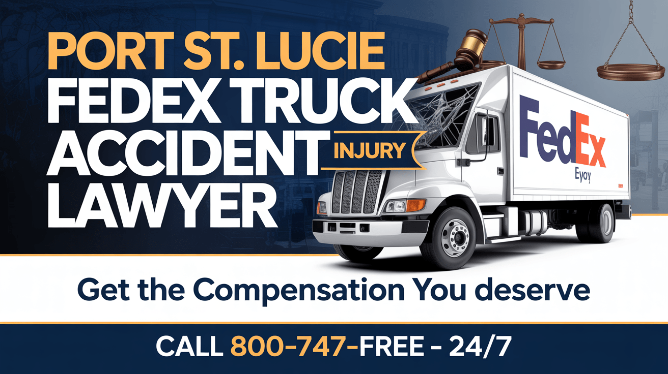 Abogado de Lesiones por Accidentes de Camiones FedEx en Port St. Lucie