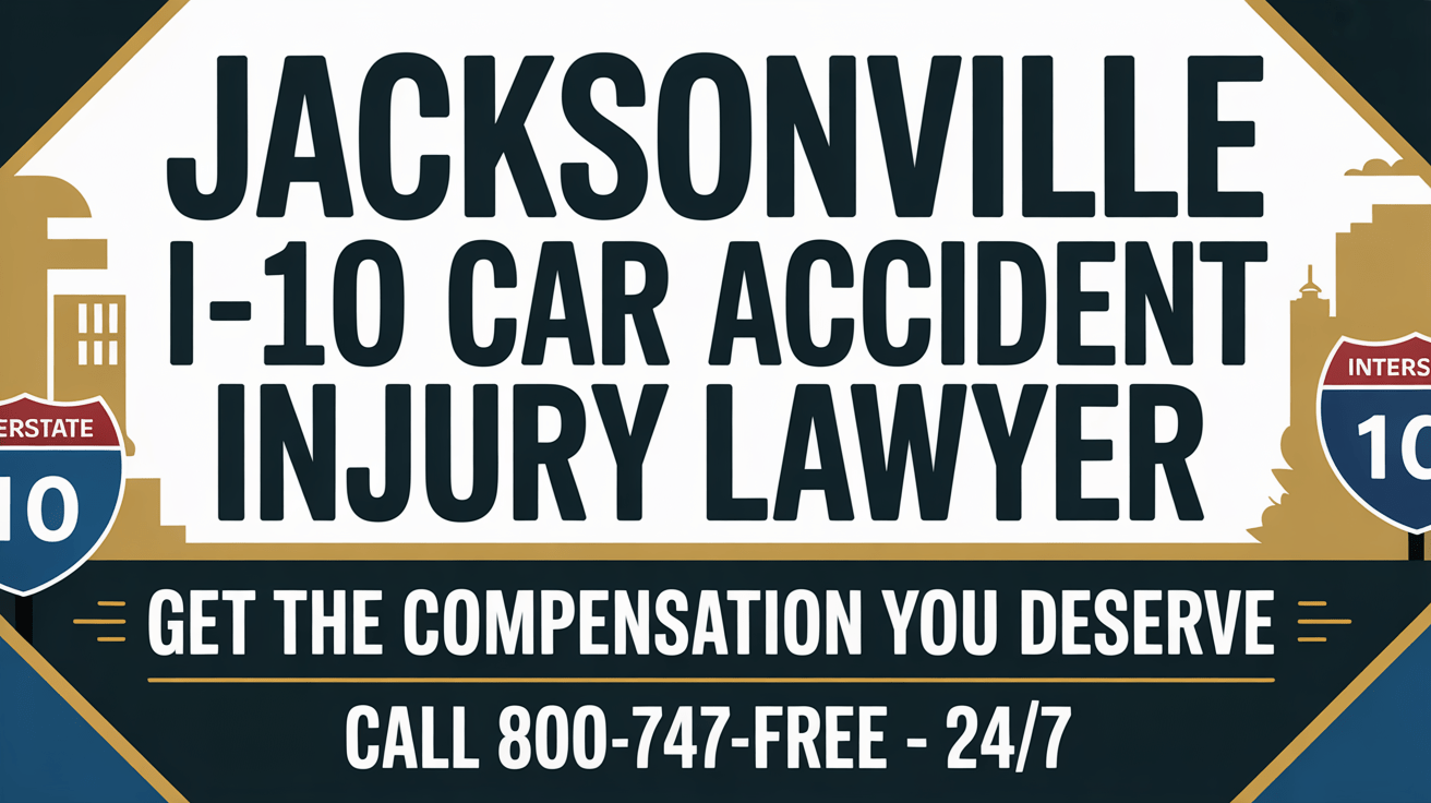 Abogado de lesiones por accidente de automóvil en Jacksonville I-10
