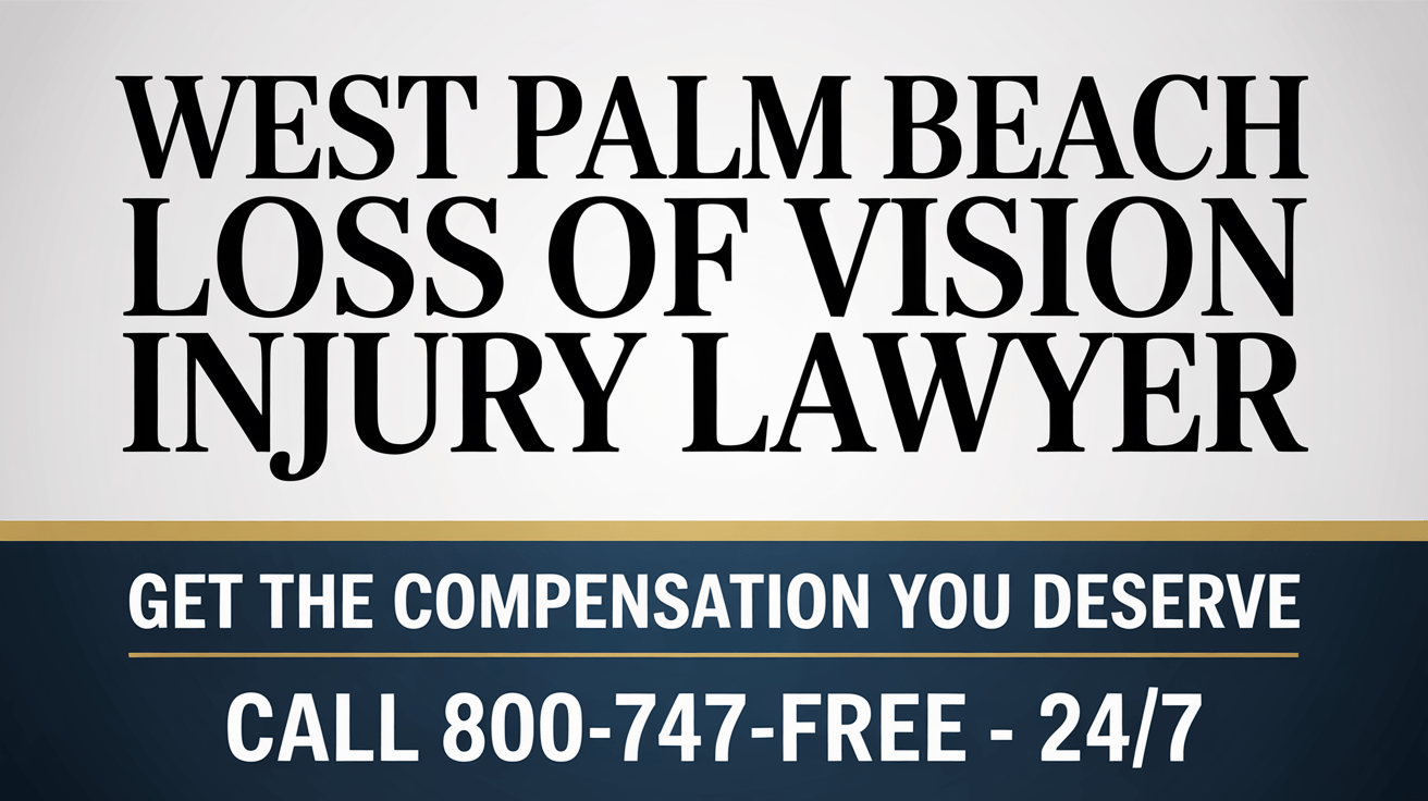 Lesión por Pérdida de Visión en West Palm Beach