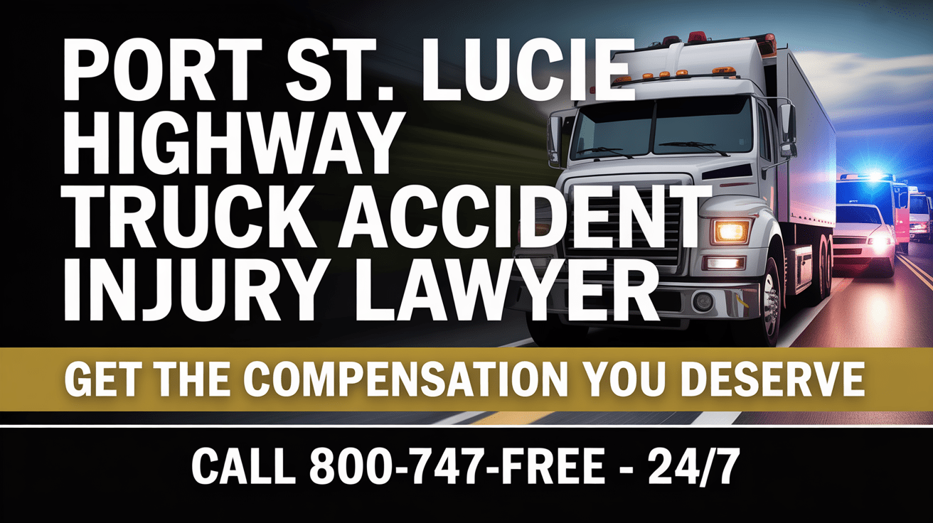 Abogado de Accidentes de Camiones en la Autopista de Port St. Lucie