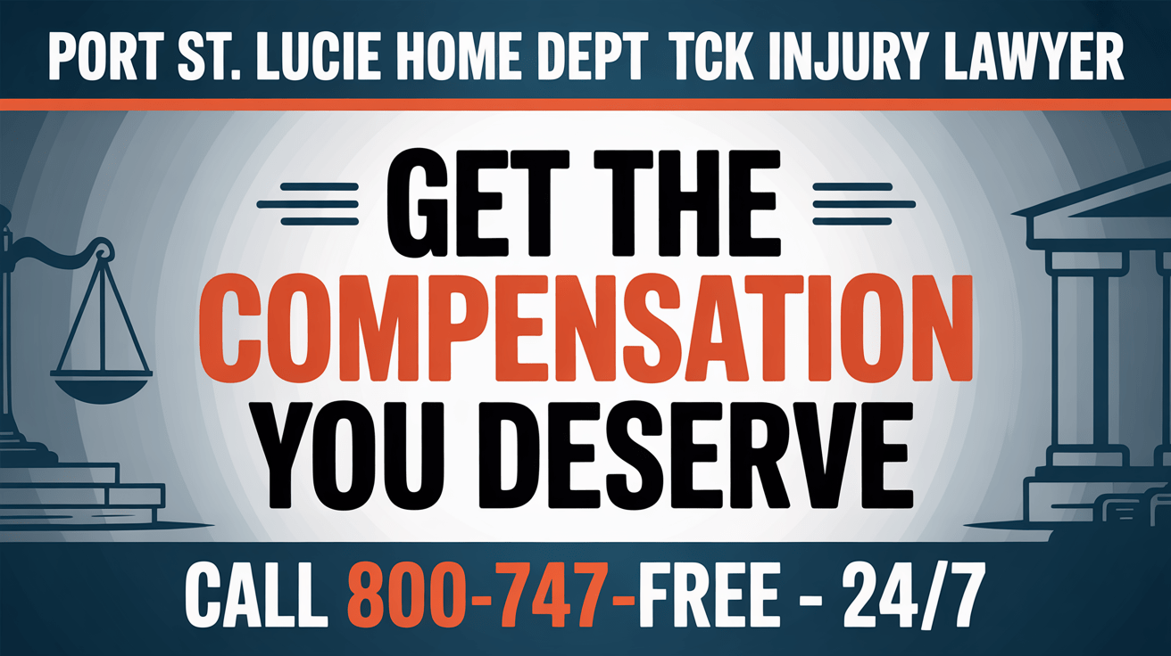 Port St. Lucie Home Depot Truck Accident Injury Lawyer