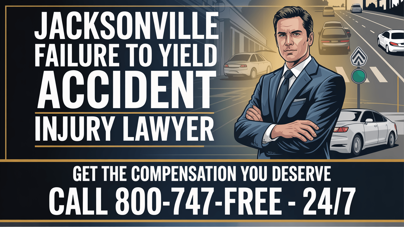 Abogado de lesiones por accidente de incumplimiento de señal de tráfico en Jacksonville