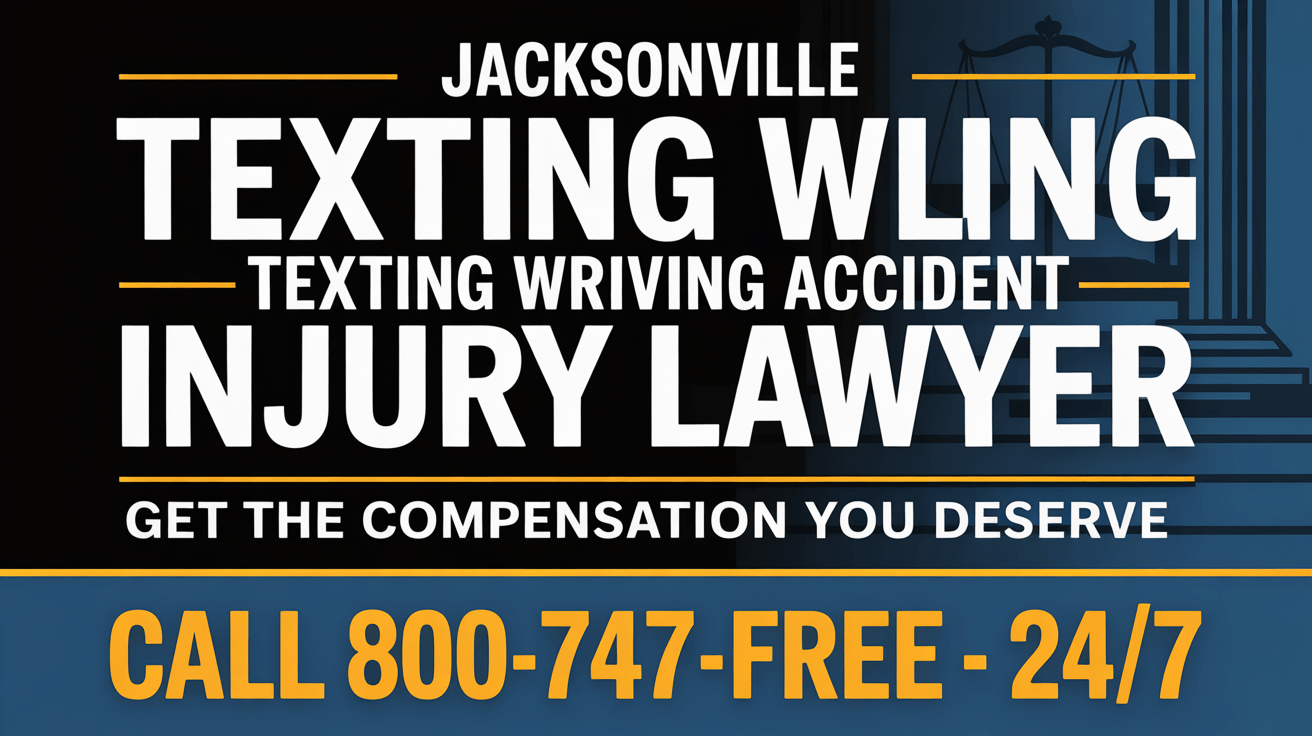 Abogado de lesiones por accidente de conducción distraída en Jacksonville