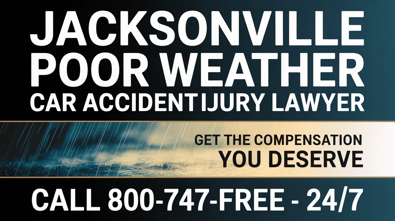 Jacksonville Poor Weather Car Accident Injury Lawyer
