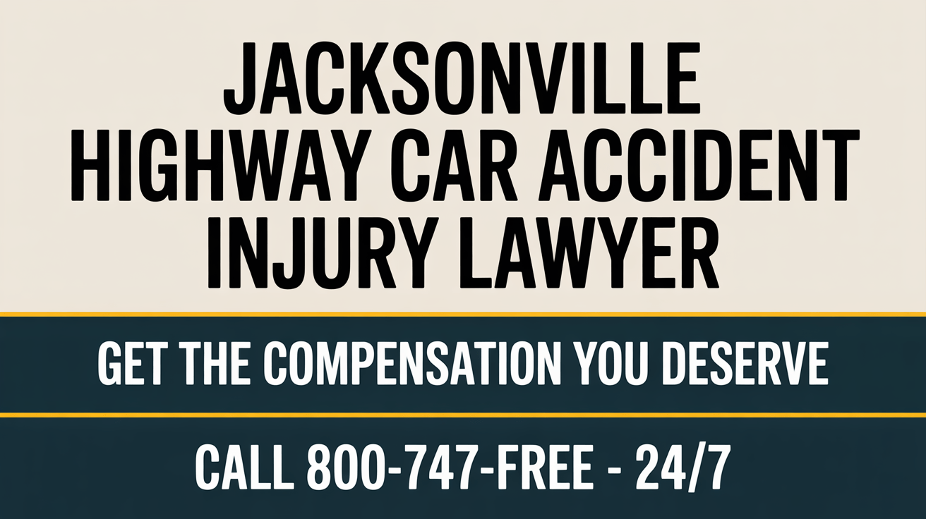 Abogado de lesiones por accidente de coche en la carretera de Jacksonville