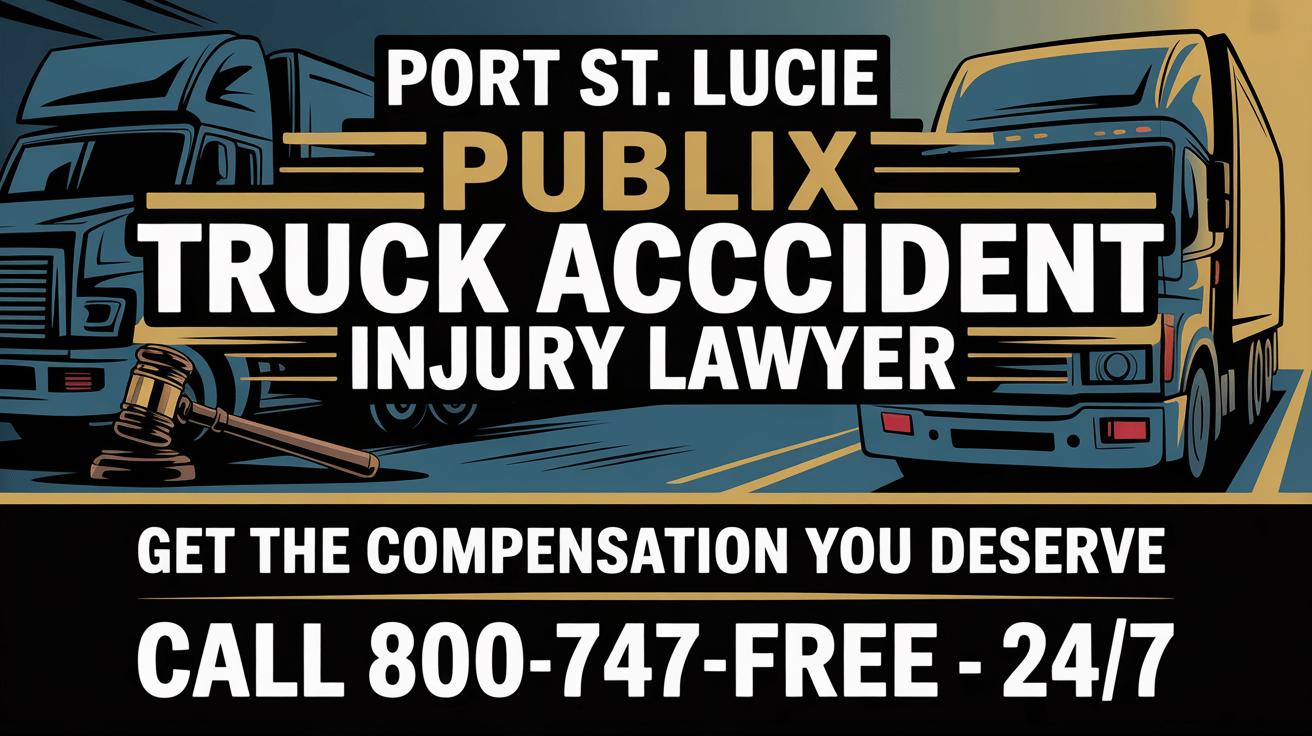Abogado de lesiones por accidente de camión Publix en Port St. Lucie