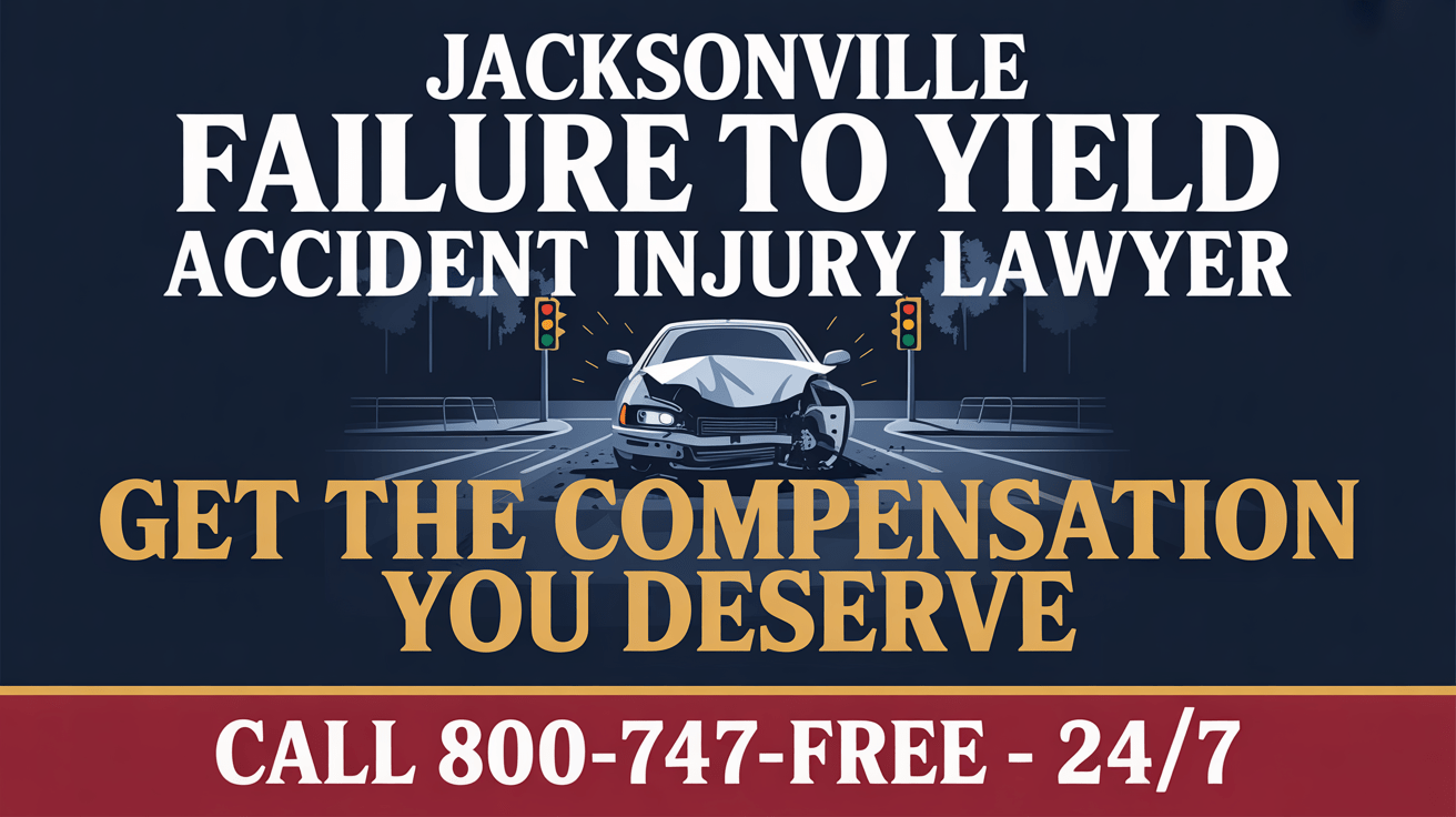 Abogado de lesiones por accidente de incumplimiento de señal de tráfico en Jacksonville 1 fuente