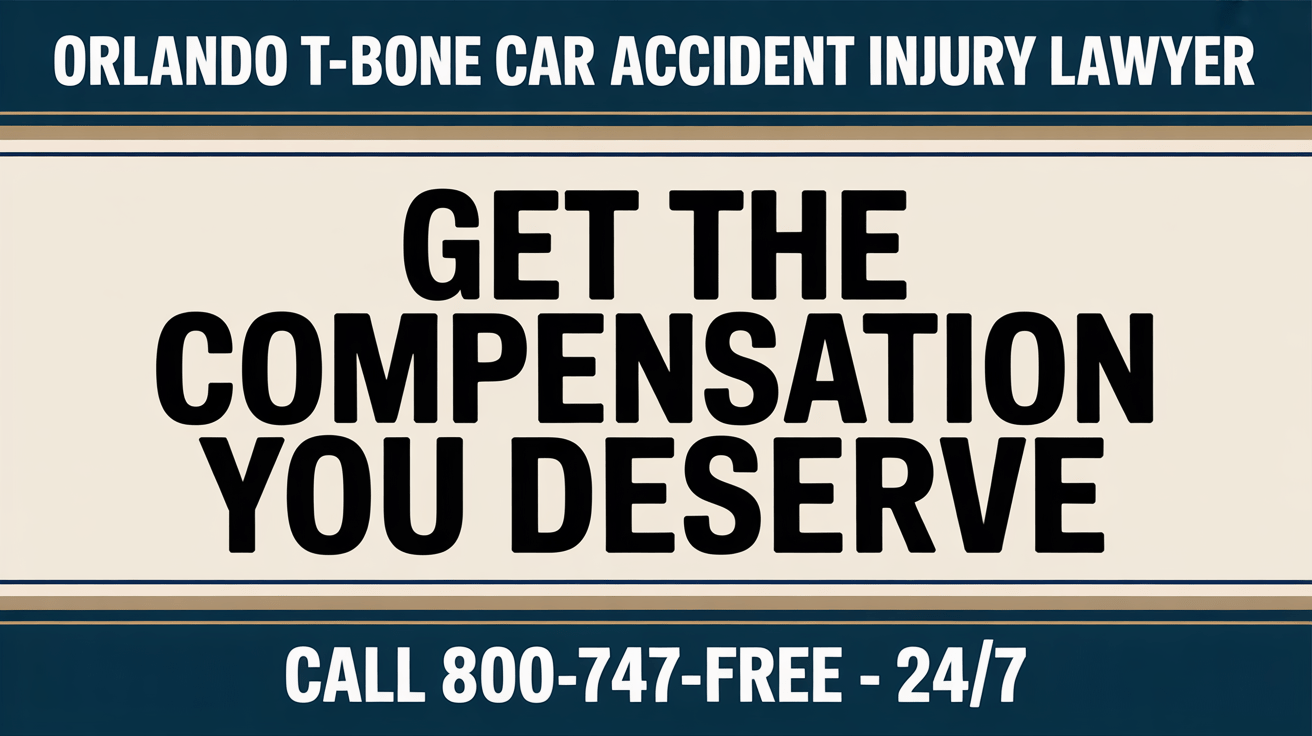 Abogado de lesiones por accidente de coche T-Bone en Orlando