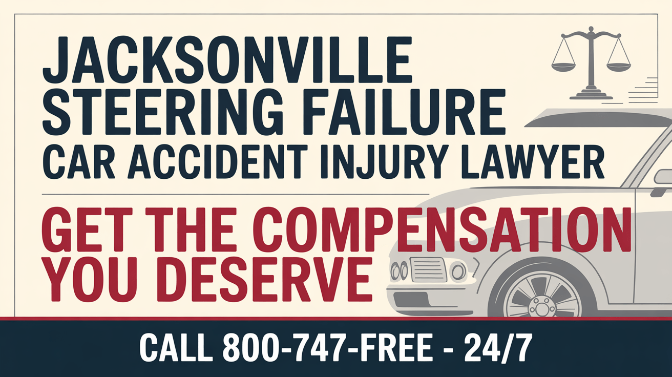Jacksonville Steering Failure Car Accident Injury Lawyer