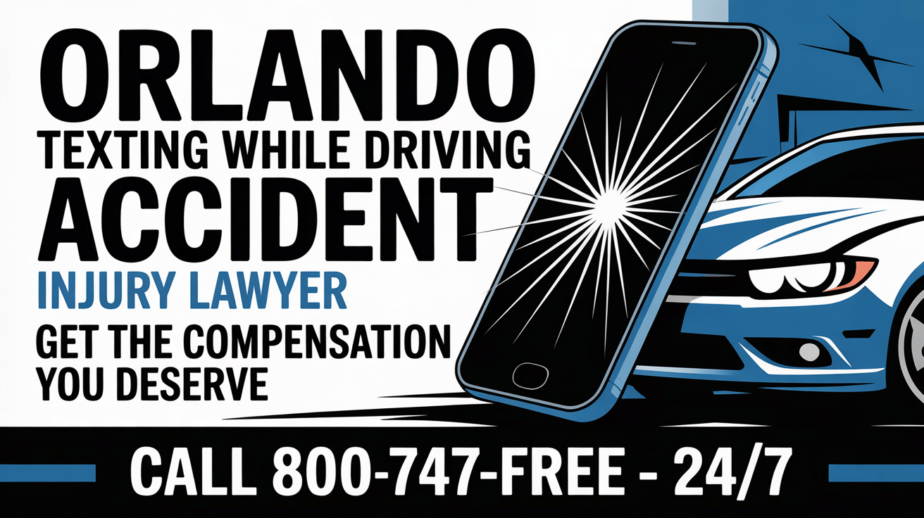 Orlando Texting While Driving Accident Injury Lawyer