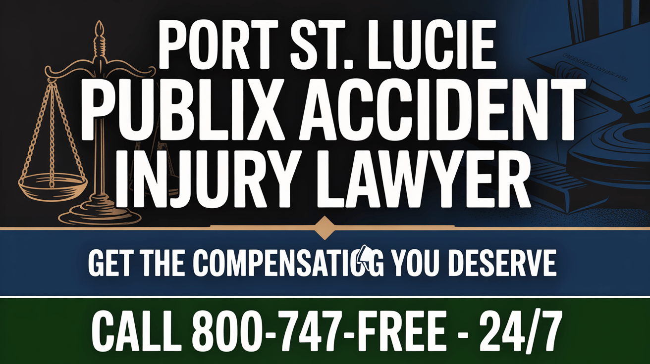 Abogado de lesiones por accidente de camión de Publix en Port St. Lucie