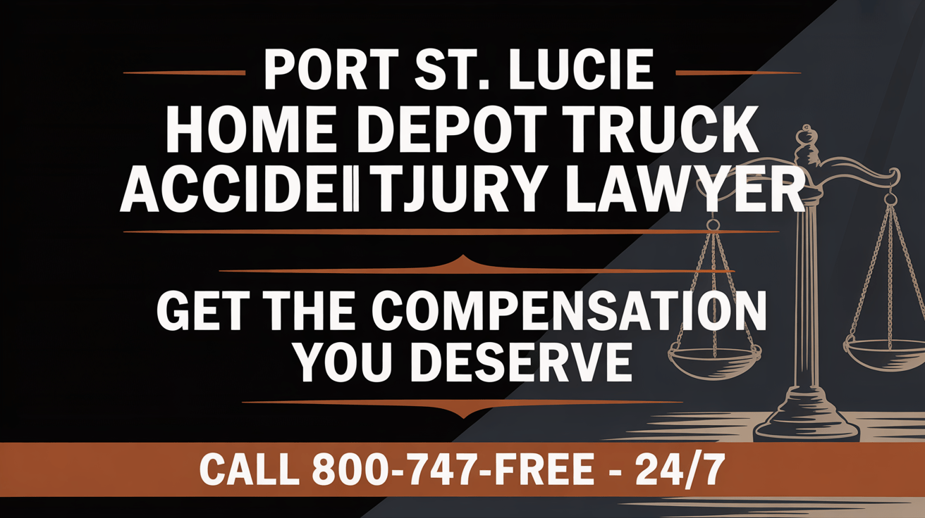 Port St. Lucie Home Depot Truck Accident Injury Lawyer