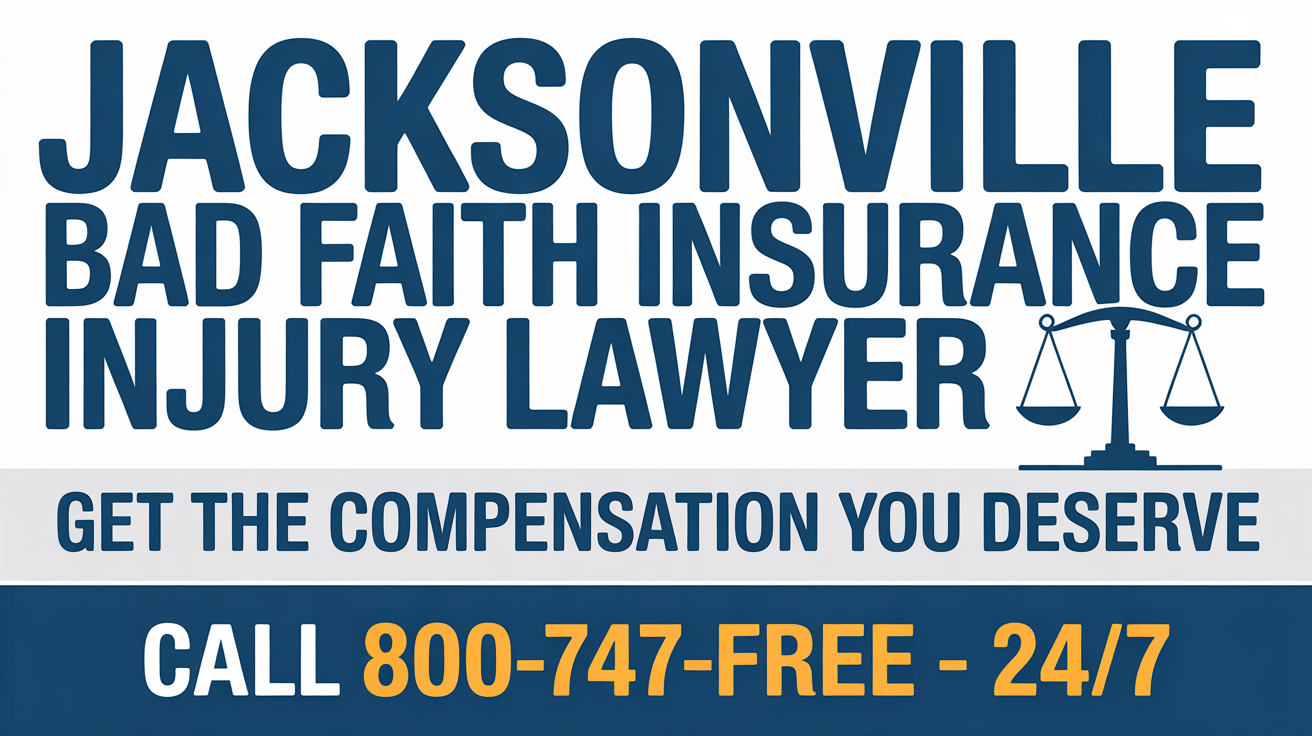 Jacksonville Bad Faith Insurance Injury Lawyer