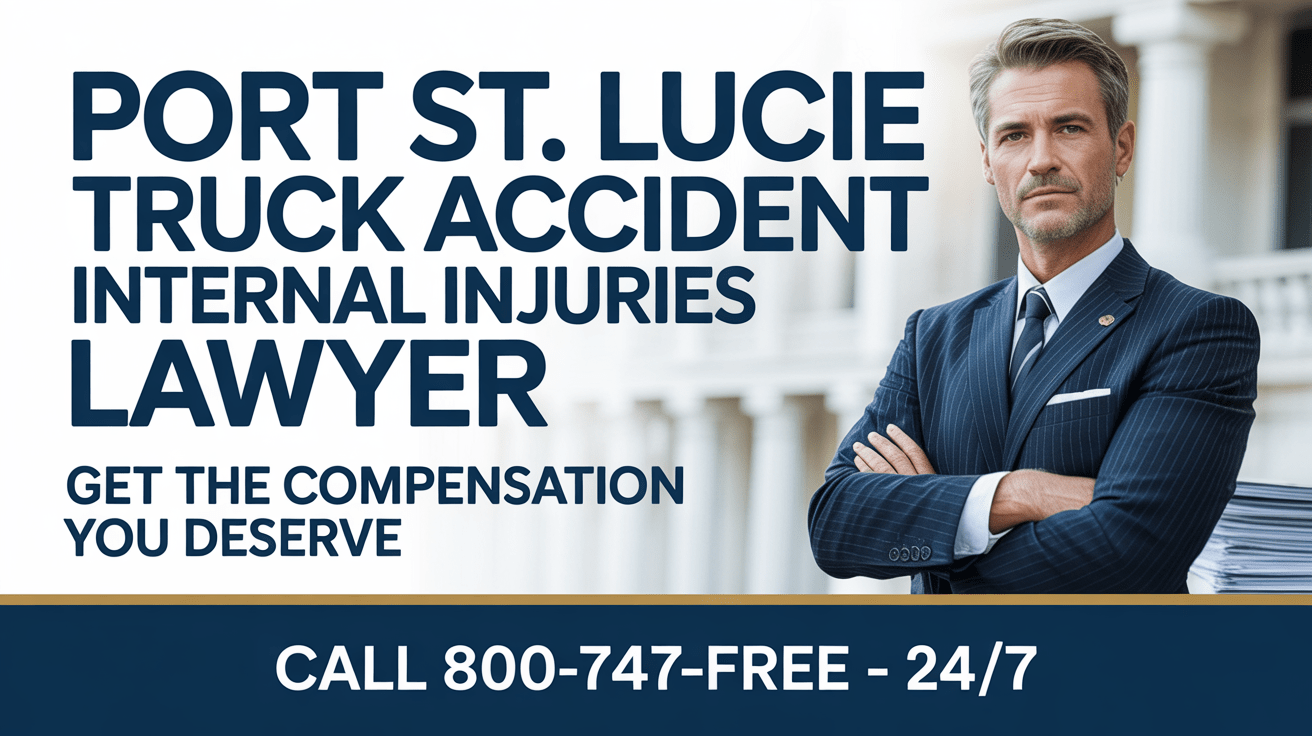 Port St. Lucie Truck Accident Internal Injuries Lawyer