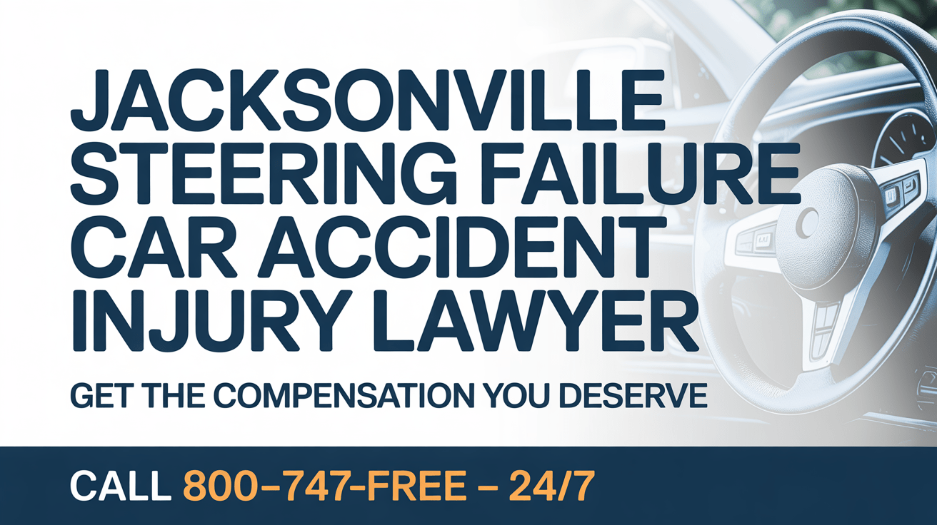 Jacksonville Steering Failure Car Accident Injury Lawyer