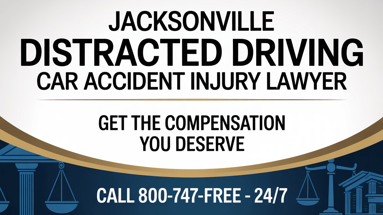 Jacksonville Distracted Driving Car Accident Injury Lawyer