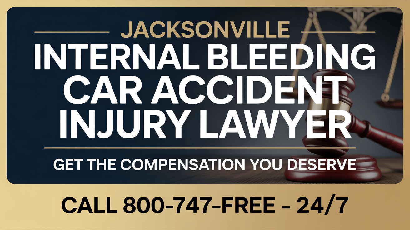 Abogado de lesiones por accidente automovilístico con hemorragia interna en Jacksonville