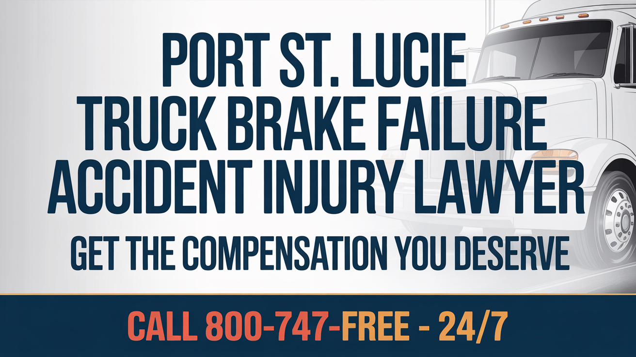 Port St. Lucie Truck Brake Failure Accident Lawyer
